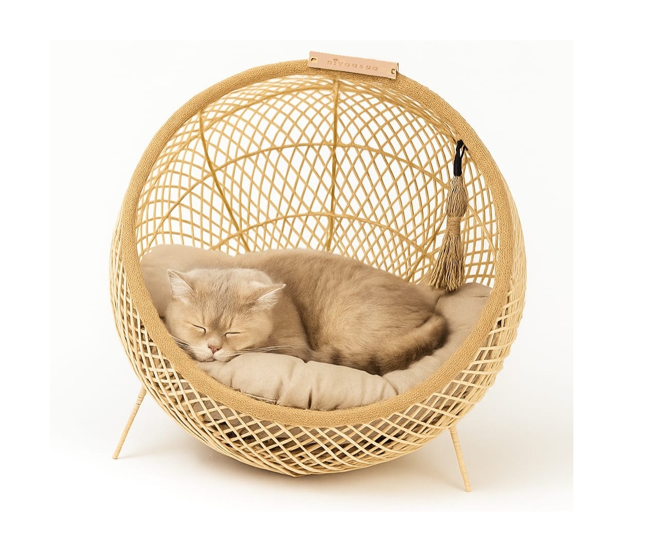 Wooden Cat Bed